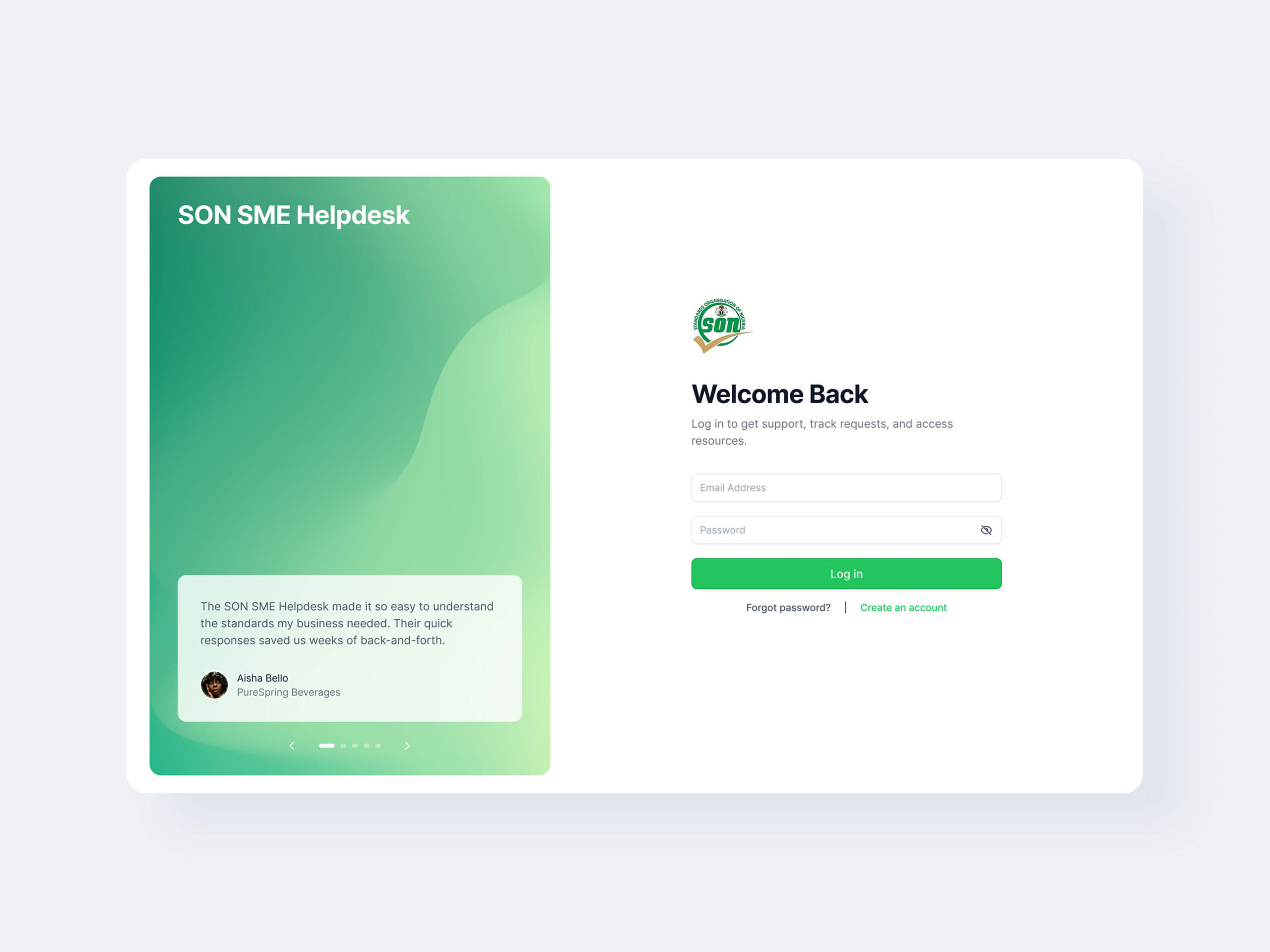 SON SMEs Helpdesk SON SMEs Helpdesk